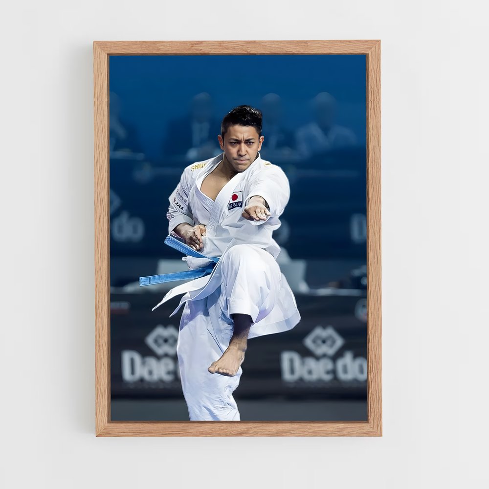 Poster Ryo de kiyuna – affiche Karaté (vue 4)